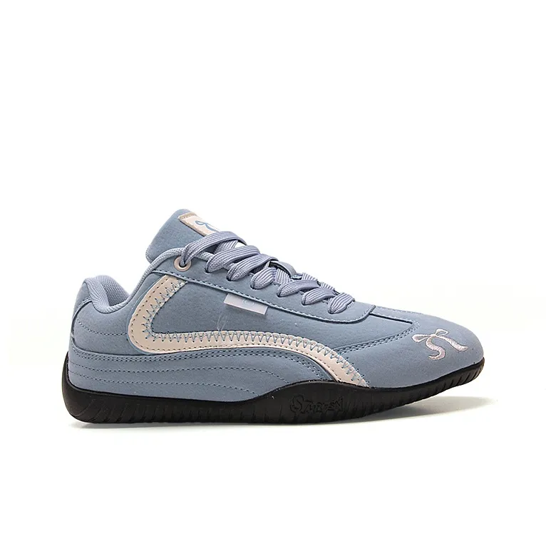 STUR YSN Wear resistant And Lightweight Low Top Skateboard Shoes Women's Blue-2