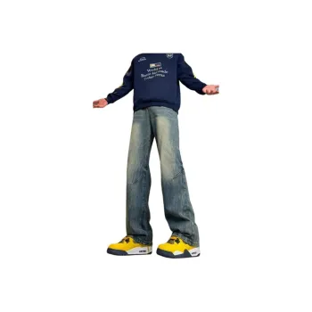 BENGEN Jeans Unisex Vintage Blue