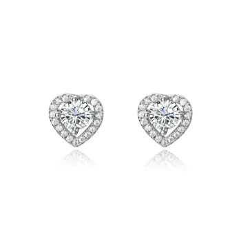 Zocai S925 Silver Stud Earrings Women's