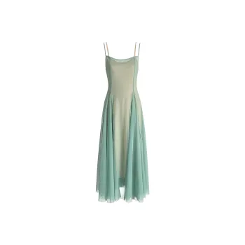 DOKZB Slip Dresses Women's Mint Green