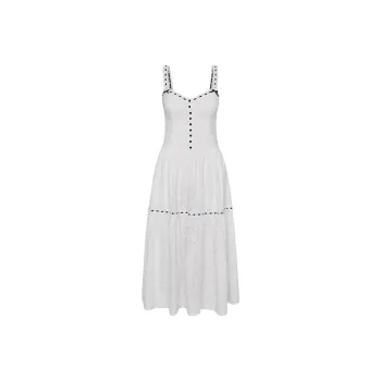 FRANKIES BIKINIS Slip Dresses Women's White