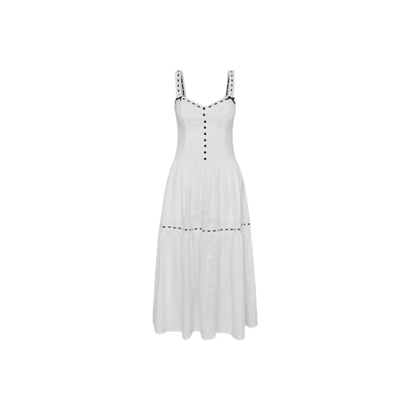 FRANKIES BIKINIS Slip Dresses Women's White-0