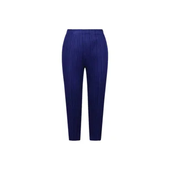 PLEATS PLEASE ISSEY MIYAKE Pleated Cropped Trousers