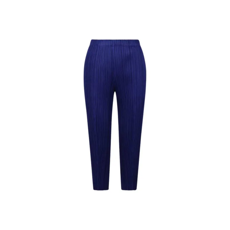 PLEATS PLEASE ISSEY MIYAKE Pleated Cropped Trousers-0