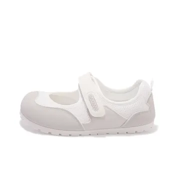 SNXR Slip Resistant Lightweight Abrasion Resistant Low Top Casual Shoes Women's White Gray