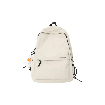 Yalu Nylon Backpack Regular Unisex White/Black