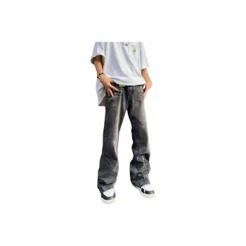 BENGEN Jeans Unisex Black