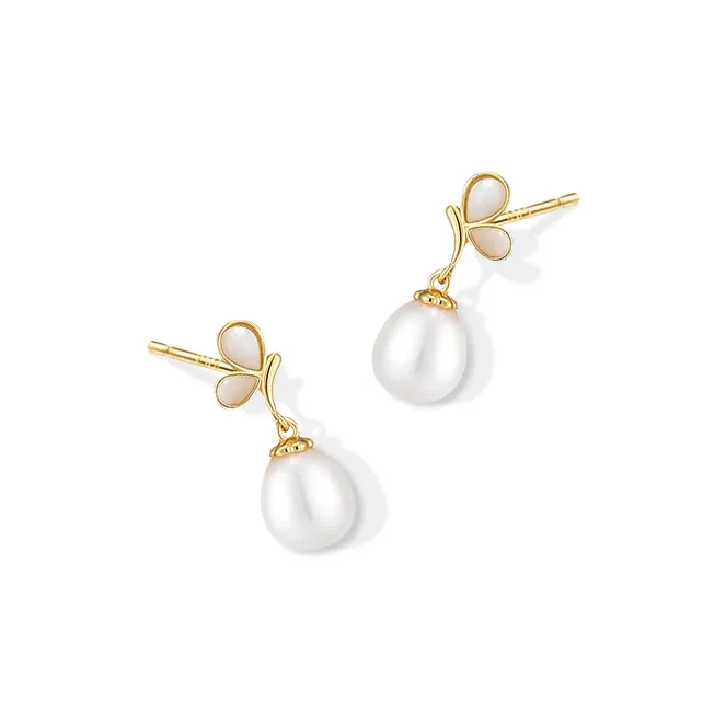 ETAHLOVE S925 Silver Stud Earrings Women's-5