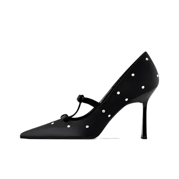 GOSO Slim Heel High Heels Women's Black