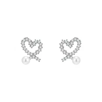 Zocai S925 Silver Stud Earrings Women's