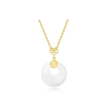 ZKY Chalcedony Necklaces Unisex