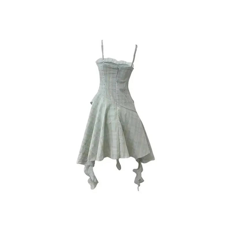 7 SEVFUN Slip Dresses Women's Green-1