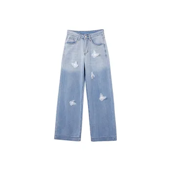 LUYOUYE Jeans Women's Denim Blue