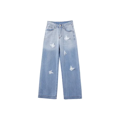 LUYOUYE Jeans Women's Denim Blue