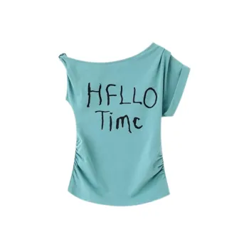 ABBY GODDESS T Shirts Women's Blue
