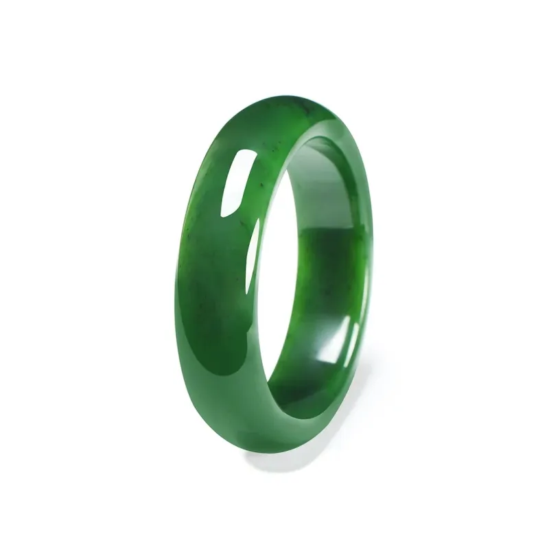 Artisan Lock Heart Jade Bangles Jasper Unisex-1