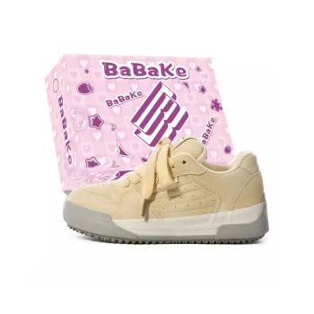 Babak Low Top Skateboard Shoes Women's Yellow