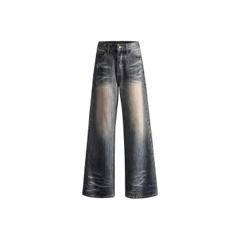CASAMIA Casual Pants Unisex Vintage Blue