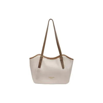 TOUTSEUL YOLO PU Shoulder Bag Women's Beige/Black/Coffee/Brown