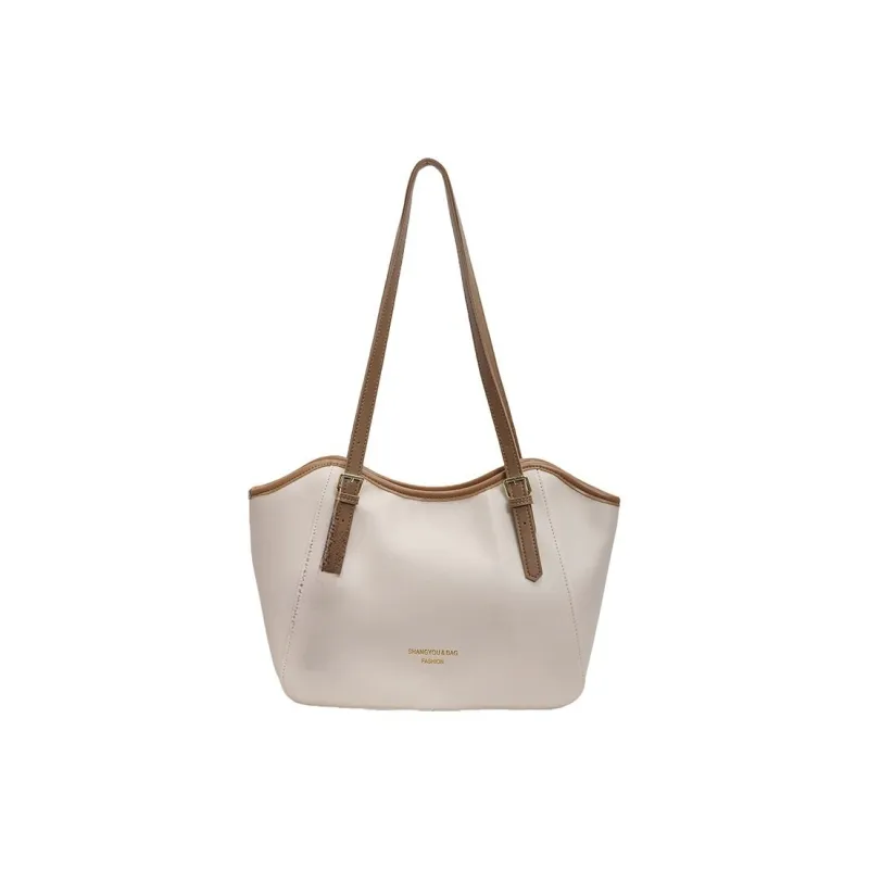 TOUTSEUL YOLO PU Shoulder Bag Women's Beige/Black/Coffee/Brown-0