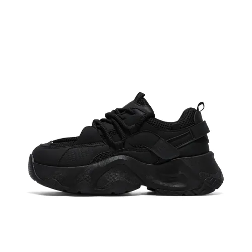 NANJIREN Cushioning, Slip Resistant, Abrasion Resistant, Lightweight Coverage Low Top Chunky Sneakers Women's