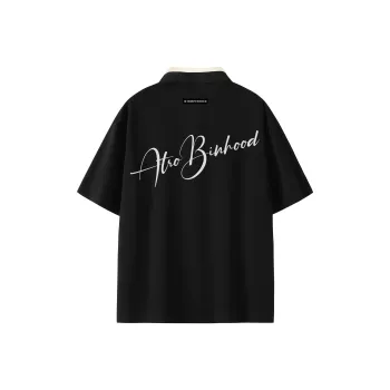 ROBINHOOD Polo Shirts Unisex Black Cooling Sensation Sorona Fabric