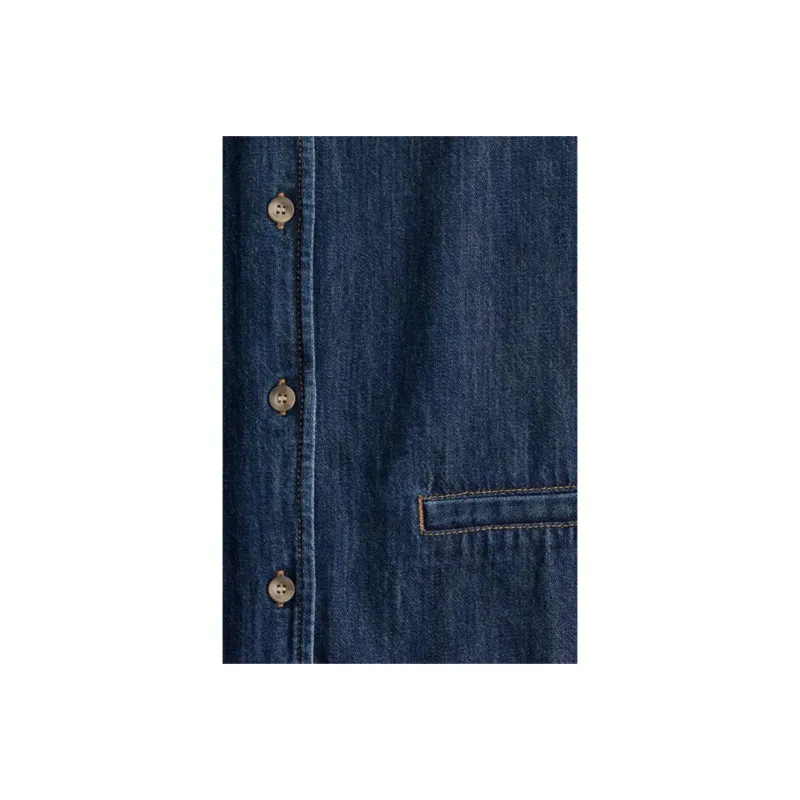 H&M Vest Women's Dark Denim Blue-3