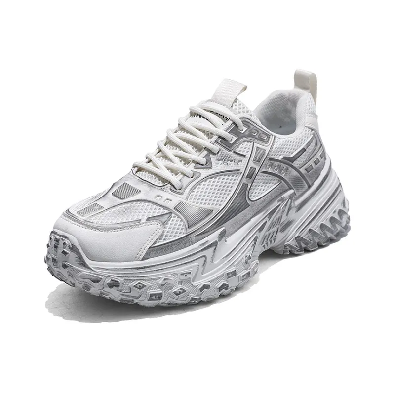 TEXWOOD Slip Resistant Coverage With Impact Resistance Low Top Chunky Sneakers Men's Box-10