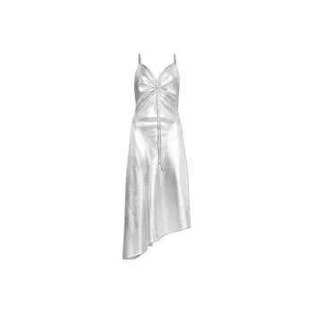 ALLSAINTS Slip Dress Women's Silver