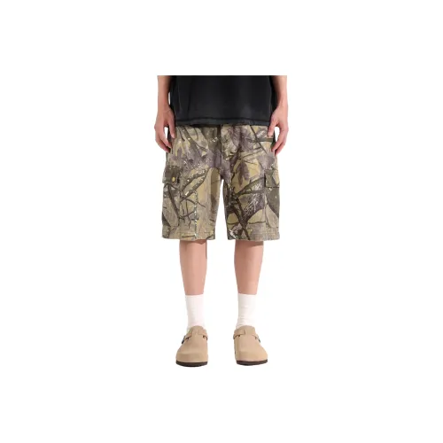 DUATOGE Denim Shorts Men Camouflage 