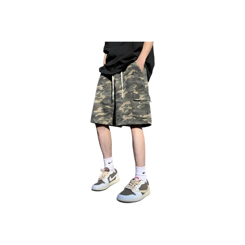 H.V.G.A Cargo Shorts Unisex Camouflage-1