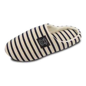 Thin Strips Indoor Slippers Unisex, Red