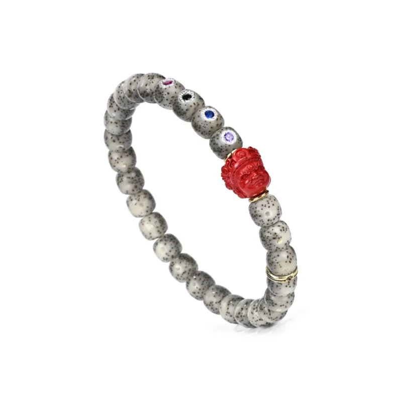 Yulan Wenwan Star Moon Bodhi Seeds Bracelets Unisex-2