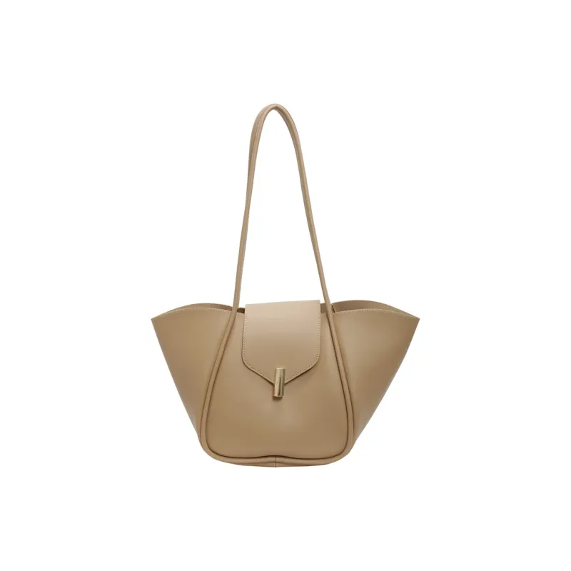 TOUTSEUL YOLO PU Shoulder Bag Women's Ecru/Black/Khaki/Coffee/Brown-11