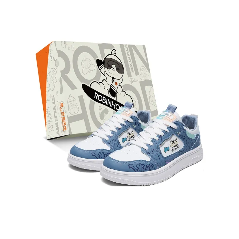 ROBINHOOD Coverage Slip Resistant Cushioning Impact Resistance Abrasion Resistant Low Top Skateboard Shoes Men's Box-4