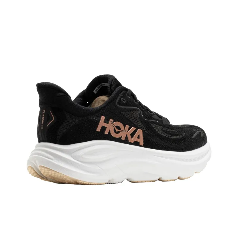 HOKA ONE ONE Clifton 10 Black Rose Gold Women's-3