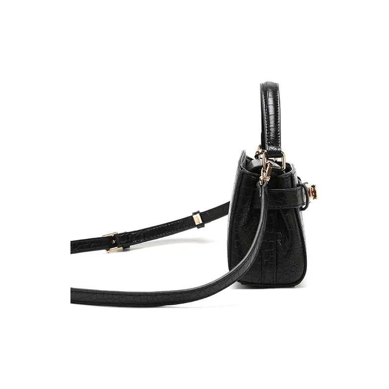 BETTINA VIVIAN PU One Shoulder Handbag Women's Black-4