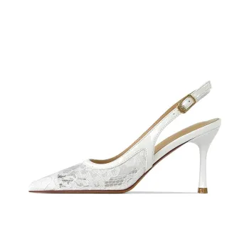 GOSO Slim Heel High Heels 8CM Women's White