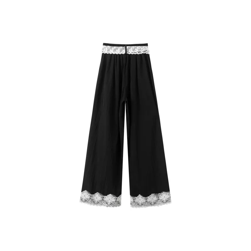 XUANSHU Casual Pants Women's Black-2