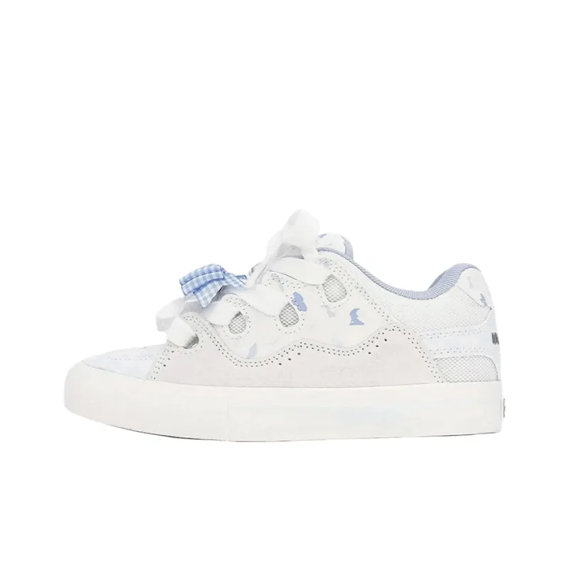 Babak Low Top Skateboard Shoes Women's Blueberry-15