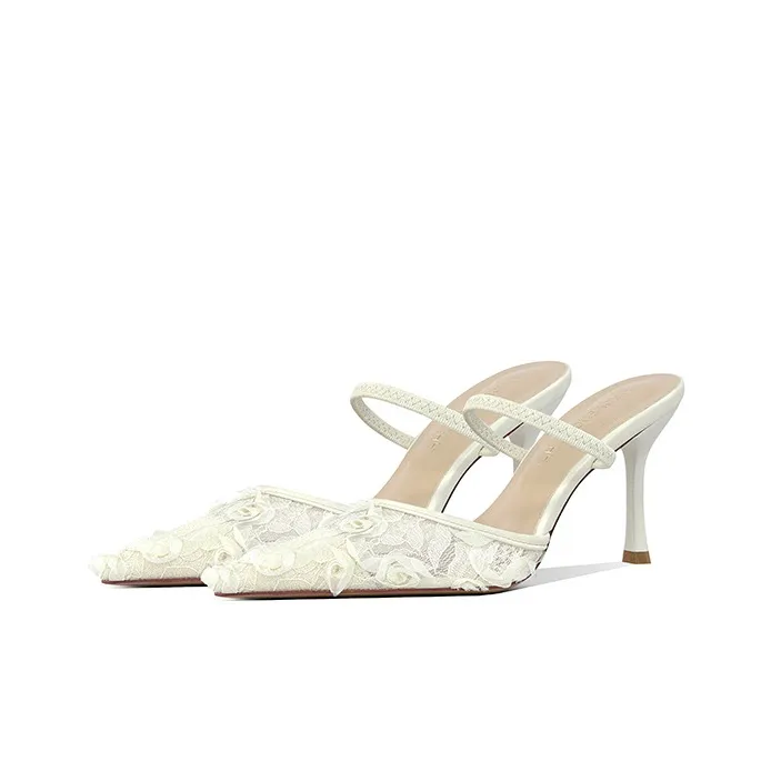 GOSO Closed Toe Slippers Women's Ecru-3