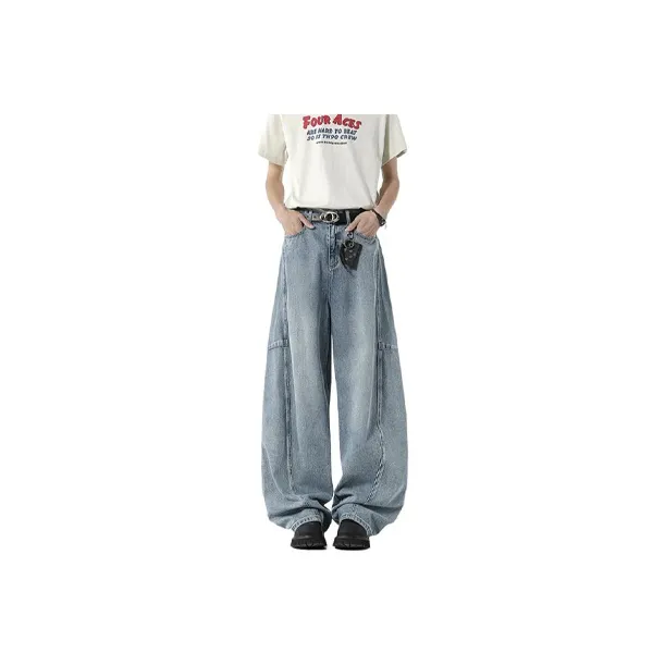 YOFVV Jeans Unisex Blue-6