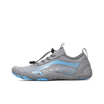 TELENT Odor Resistant Quick Dry Lightweight River Trekking Shoes Unisex Gray