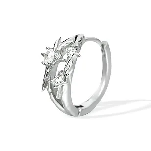 ETAHLOVE S925 Silver Earrings Unisex-4