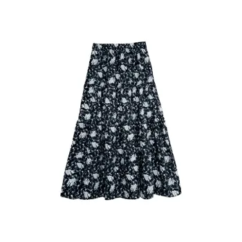Gentle Welcome Casual Long Skirt Women's