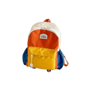 Kaka Tree Oxford Backpack Unisex Yellow/Orange/Green/Pink/Gray