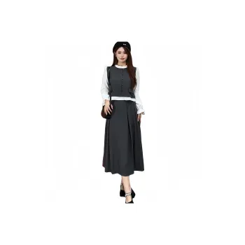 XIANSINIAO Skirt Set Women's Gray