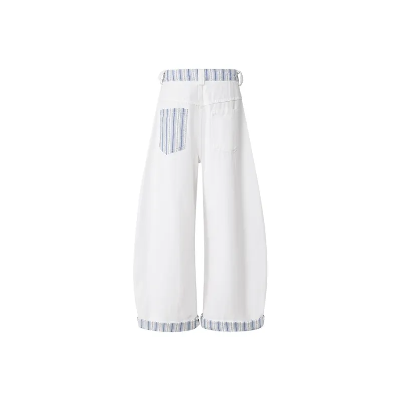 ZAZN Jeans Women's White-1