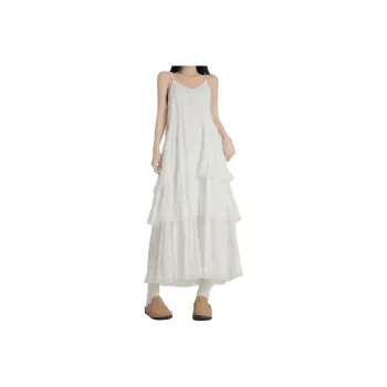 FOREVER 21 Slip Dresses Women's White