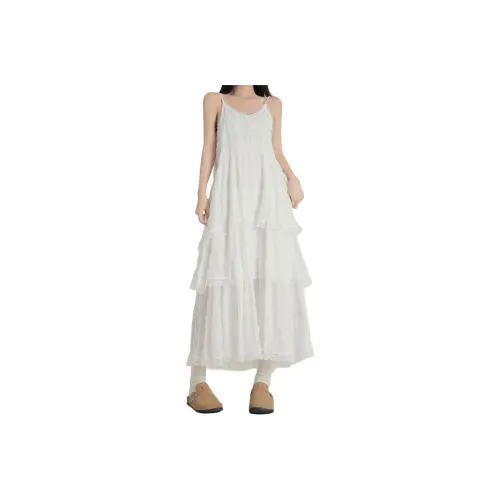 FOREVER 21 Slip Dresses Women's White